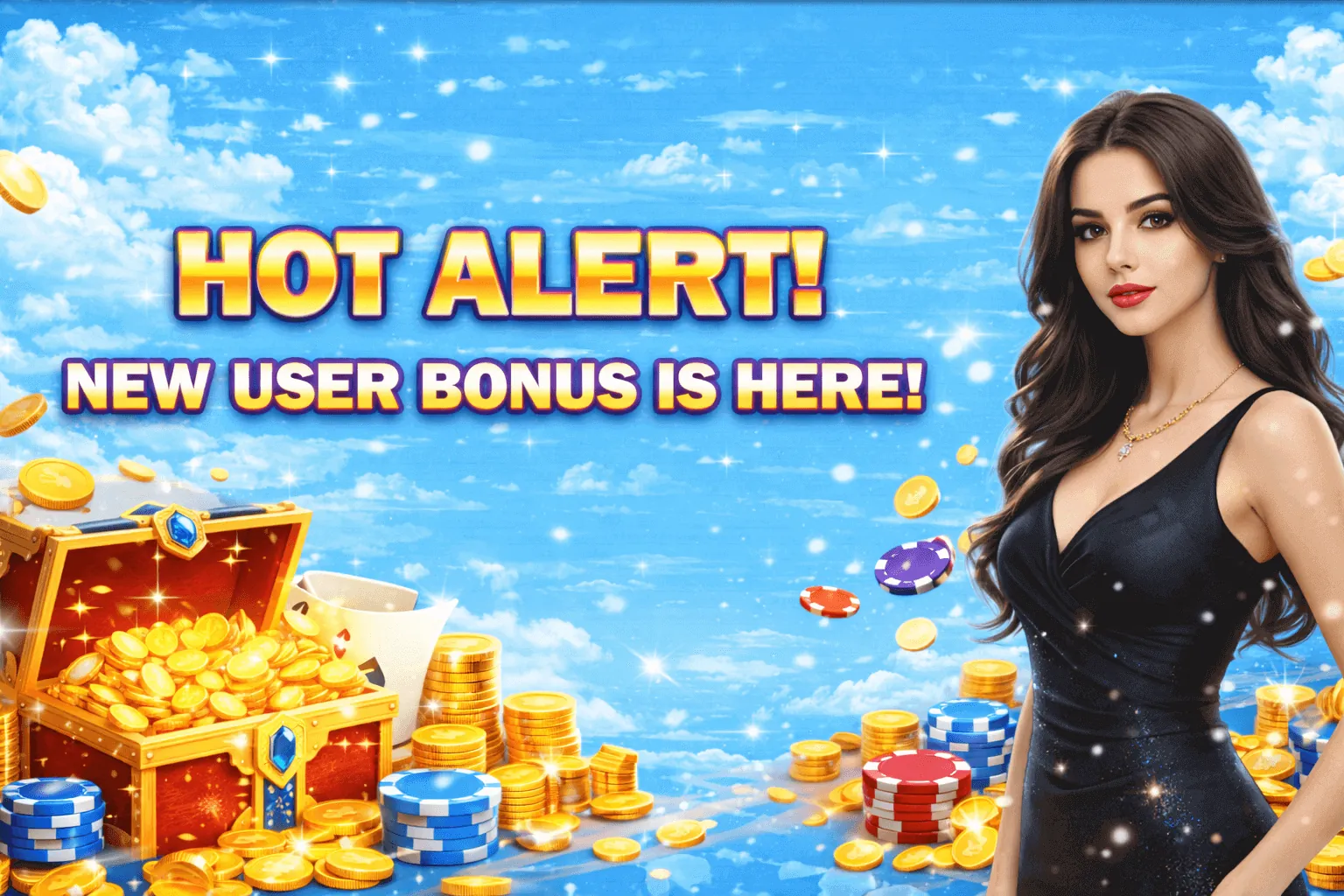 Welcome bonus banner for new DreamJili players